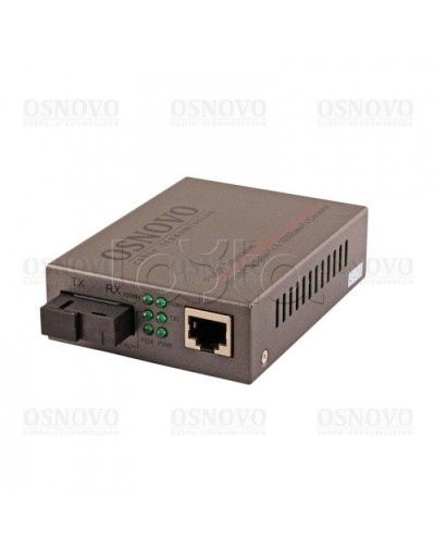 Медиаконвертер Gigabit Ethernet OSNOVO OMC-1000-11S5a в Березниках Медиаконвертеры Pintop.ru