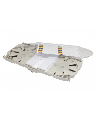 Сплайс-кассета на 24 (48) соединения, пластик Eurolan 33B-03-24GY в Березниках Кроссы оптические Pintop.ru