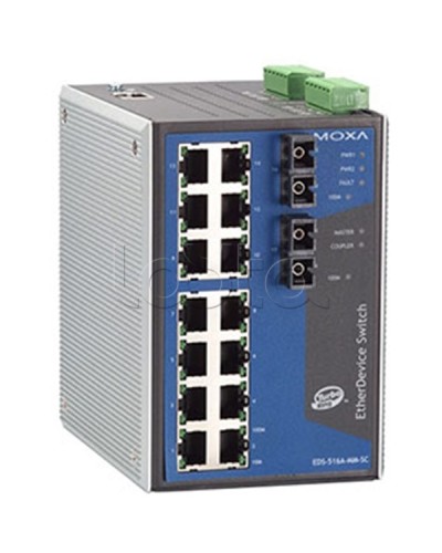 Коммутатор управляемый промышленный 16-портовыйMoxa EDS-516A-MM-SC в Березниках Коммутаторы Pintop.ru