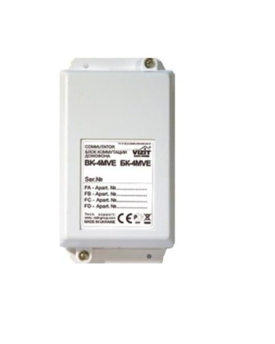 Блок коммутации домофонов Vizit БК-4MVE в Березниках Блоки управления многоабонентные Pintop.ru