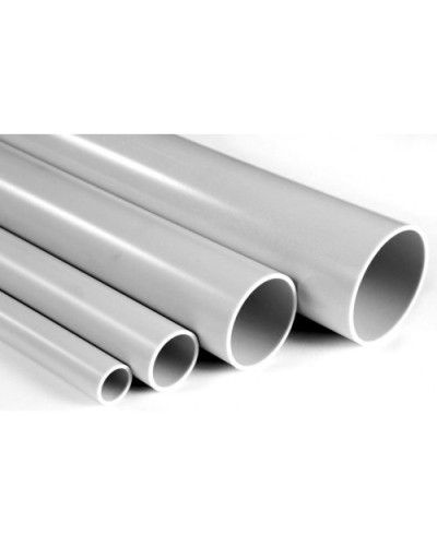 Труба гладкая HF FR диам 63 мм, без галогена, трудногорючая, цвет серый (3м) Экопласт 23063HFR в Березниках Труба (ОКЛ) Экопласт Pintop.ru