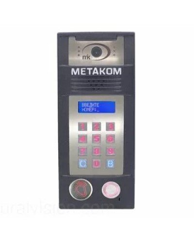 Многоабонентый антивандальный блок вызова со встроенной гибридной видеокамерой Метаком MК2018-TMRFGVH в Березниках Блоки вызова многоабонентные Pintop.ru