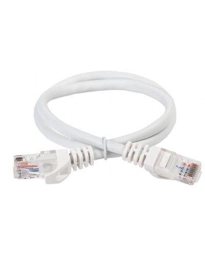 ITK Коммутационный шнур (патч-корд) кат.5Е UTP 5м белый (PC08-C5EU-5M) в Березниках Патч-корды и пигтейлы Pintop.ru
