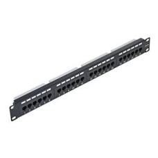 Патч-панель 19", 1U, 24xRJ45 кат.5e NETLAN UEC-URP-24-UD2