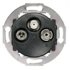 Механизм розетки TV+FM+SAT оконечный Vintage Экопласт 885400-1