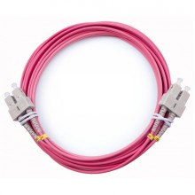 Шнур оптический duplex SC-SC 50/125 mm OM4 7м LSZH Cabeus FOP-50-OM4-SC-SC-7m