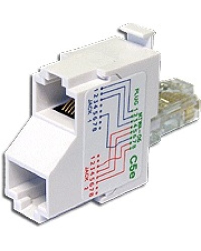 T-адаптер 1 телефонный и 1 компьютерный порт TWT TWT-T-E2-U2 в Березниках Проходные адаптеры Pintop.ru