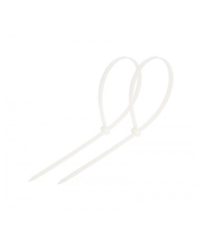 Стяжка нейлоновая неоткрывающаяся, безгалогенная (halogen free) 150x3.5мм, белая (100 шт) в Березниках Стяжки-хомуты Pintop.ru