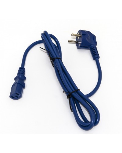Кабель питания компьютера Hyperline PWC-IEC13-SHM-5.0-BL в Березниках Патч-корды и пигтейлы Pintop.ru