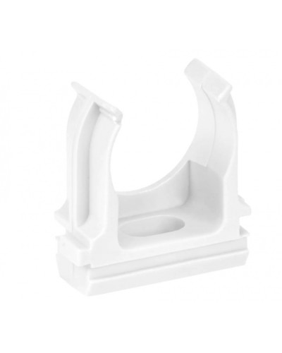 ELASTA Держатель с защелкой CF25 белый IEK (ET-TA00D-CF-025-K01-010) в Березниках Держатели, клипсы, скобы Pintop.ru