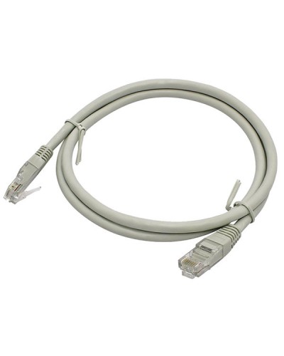 Шнур коммутационный U/UTP категория 5e PVC 2,0 м, серый DR-180009 - Datarex в Березниках Патчкорды (медные) Pintop.ru