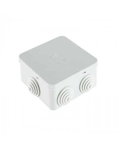 Коробка распределительная о/п, для монтажного пистолета 85х85х50, без галогена, 6 вых, IP44 (44066HF) в Березниках Распределительные коробки Pintop.ru