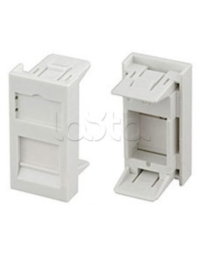 Вставка для 1 модуля формата Keystone Jack Hyperline SIP2-1K-M45-22.5 в Березниках Модули Keystone Pintop.ru