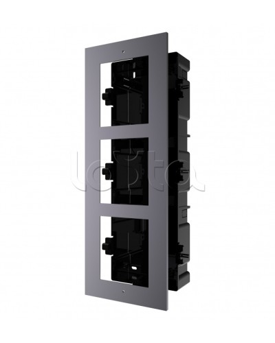 Рамка для врезного монтажа на 3 модуля CTV-IP-UF3F в Березниках Аксессуары для IP домофонов Pintop.ru