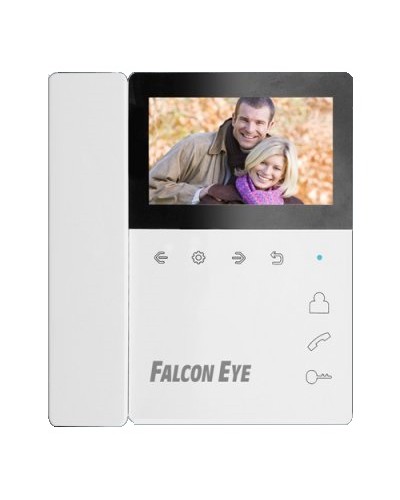 Монитор цветного видеодомофона с трубкой на магните Falcon Eye Lira в Березниках Вызывные видеопанели малоабонентные Pintop.ru