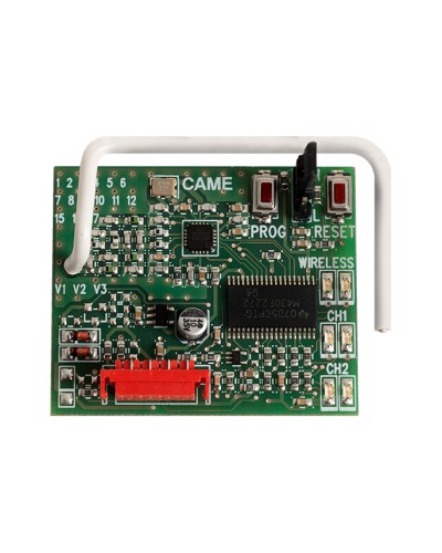 Встраиваемая плата радиоканала для беспроводных устройств системы RIO v2.0 Came RIOCN8WS в Березниках Устройства радиоуправления для шлагбаумов и автоматики Pintop.ru
