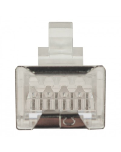 Коннектор (вилка) FTP кат.6 8P8C универсальная, 15U, 3 зубца, упак 100 шт Datarex DR-3005 в Березниках Коннекторы Pintop.ru