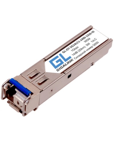 Модуль SFP Gigalink GL-OT-SG14LC1-1310-1490-I-D в Березниках Модули SFP/XFP/GBIC Pintop.ru