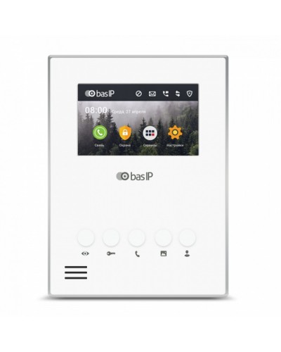 Видеодомофон BAS-IP AU-04LA WHITE в Березниках Вызывные IP панели Pintop.ru