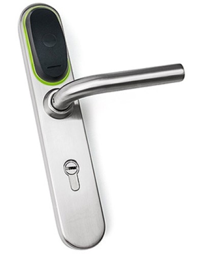 Замок для двери электромеханический IronLogic Eurolock EHT net (серебро) dd=85 мм в Березниках Электромеханические замки Pintop.ru