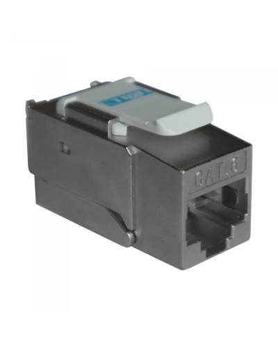 Модуль Keystone RJ45, Cat.6, STP, 90 градусов, белый TWT (TWT-OK45STP/6-WH) в Березниках Коннекторы и разъемы Pintop.ru