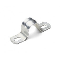 Скоба металлическая двухлапковая 25-26 мм (100 шт/уп) ПожТехКабель (851-007)