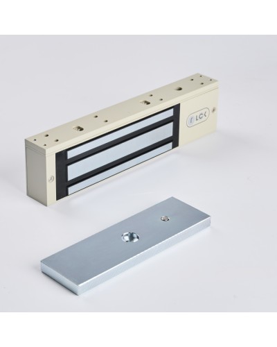 R-Lock RL-EM350-L0G - Электромагнитный замкок, 350кг, DC12/24B, цвет серый, RAL7032 (галечный серый) в Березниках Электромагнитные замки Pintop.ru