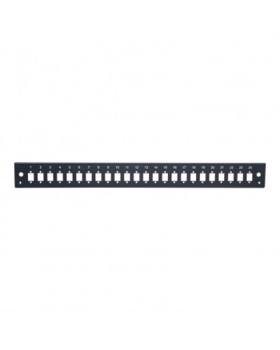 Панель лицевая для выдвижной оптич. полки, 24 SC Simplex/24 LC Duplex, черный Datarex DR-546045 в Березниках Патч-панели Pintop.ru