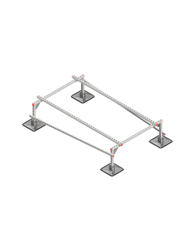 Опорная конструкция для установки оборудования TECHNORAPTOR STEELFOOT 1200х2000 тип 1 HD КМ-профиль (KM-TR-STF-SSEI-1200-2000-1 HD) в Березниках Системы видеонаблюдения Pintop.ru