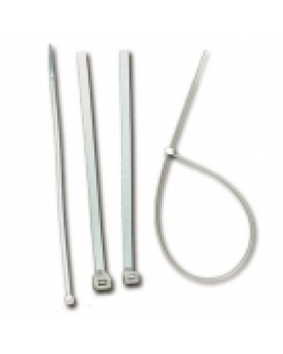 Стяжка пластиковая нейлоновая с площадкой для маркировки 3,6х205мм, белая (100шт.уп) TWT-CVM-205 в Березниках Стяжки-хомуты Pintop.ru