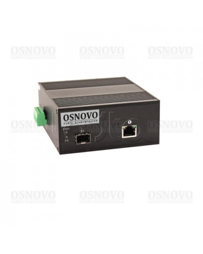 Медиаконвертер Gigabit Ethernet с поддержкой PoE OSNOVO OMC-1000-11HX/I в Березниках Медиаконвертеры Pintop.ru