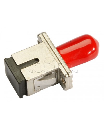 Соединитель проходной ST-SC, MM(для многомодового кабеля), simplex Cabeus ST-SC-MM в Березниках Проходные адаптеры и розетки оптические Pintop.ru