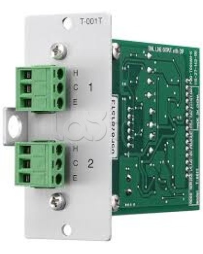 Модуль выходной 2-mic/line с DSP-процессором TOA T-001T в Березниках Системы оповещения и трансляции TOA Pintop.ru