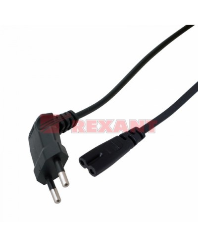 Шнур сетевой (угловая вилка) 2x0.75мм² 1.5М (10шт/уп) REXANT 11-1104 в Березниках Патч-корды и пигтейлы Pintop.ru