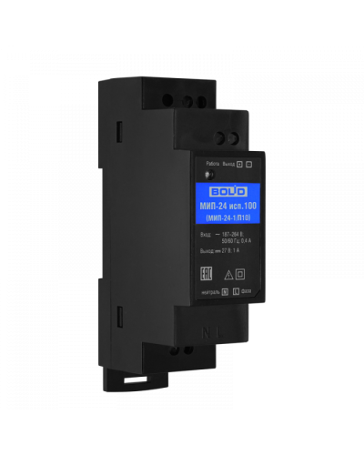 Модуль источника питания Болид МИП-24 исп.100 (МИП-24-1/П10) в Березниках Охранно-пожарное оборудование Pintop.ru