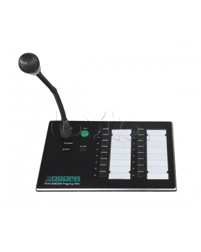 Консоль микрофонная DSPPA PAVA-8008 в Березниках Система оповещения и трансляции Dsppa Pintop.ru