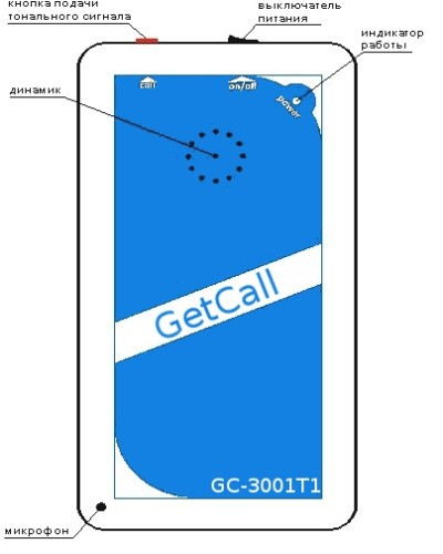 Устройство переговорное Getcall GC-3001T1 в Березниках Переговорные устройства Pintop.ru