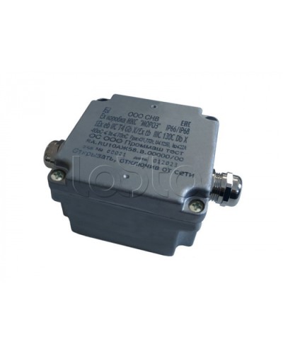 Металлическая коробка соединительная Магнито-контакт Ех коробка МКС «МОРОЗ» Ал Кр6 В1МВ25х1,5 6-12 ЛП в Березниках Комутационные взрывозащищенные коробки Pintop.ru