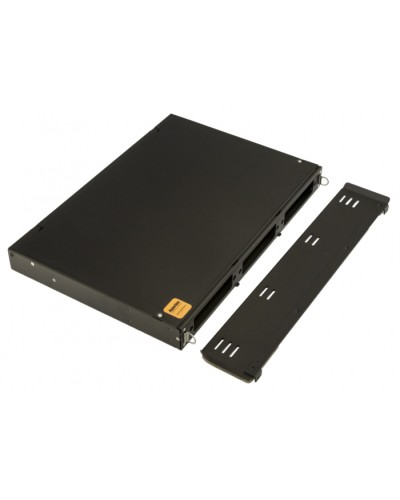 Бокс оптический 19 Hyperline FO-19V-1U-3xSLT-W130H30-24UN-BK в Березниках Кросс оптический Pintop.ru