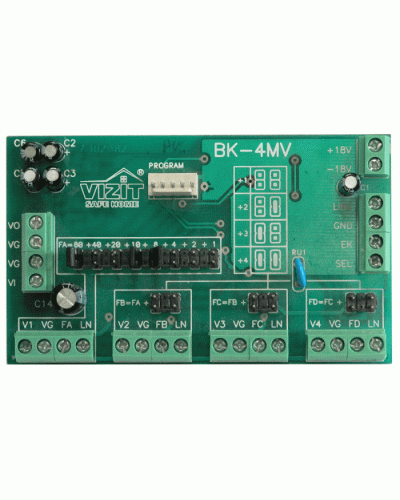 Плата печатнаяв сборе Vizit ЗИП БК-4МVE в Березниках Аксессуары для многоабонентных систем Pintop.ru