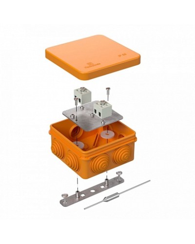 Коробка огнестойкая для о/п 40-0210-FR2.5-4-П Е15-Е120 с термопредохранителем 80х80х40 Промрукав в Березниках Огнестойкие кабельные линии Pintop.ru