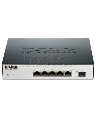 Коммутатор 6-портовый D-Link DGS-1100-06/ME/A1B в Березниках Коммутаторы Pintop.ru