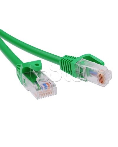 Патч-корд неэкранированный CAT6 U/UTP 4х2, LSZH, зелёный, 10м DKC RN6UU4500GN в Березниках Патчкорды (медные) Pintop.ru
