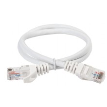 ITK Коммутационный шнур (патч-корд) кат.5Е UTP 5м белый (PC08-C5EU-5M)