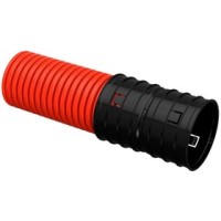 ELASTA Труба гофр. двустенная жесткая ПНД d=125мм (6м) IEK (EA-TG13-2-1-2-125-006-K04)