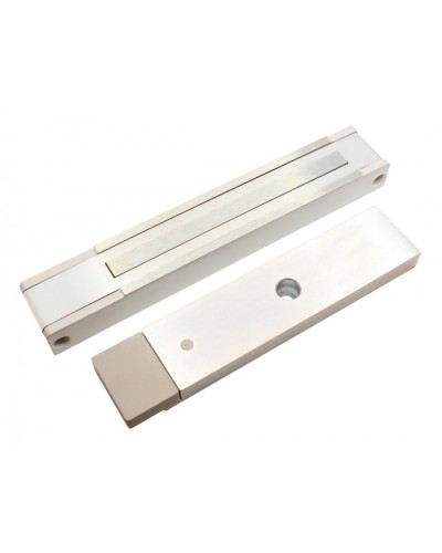 Электромагнитный замок с датчиком состояния двери ALeko ALM-300P (24В белый) в Березниках Электромагнитные замки Pintop.ru