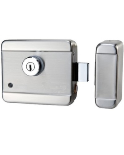 Замок моторного типа электромеханический накладной универсальный AccordTec AT-EL201A в Березниках Электромеханические замки Pintop.ru