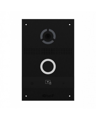Панель вызывная индивидуальная BAS-IP AV-08FB BLACK в Березниках Вызывные видеопанели малоабонентные Pintop.ru