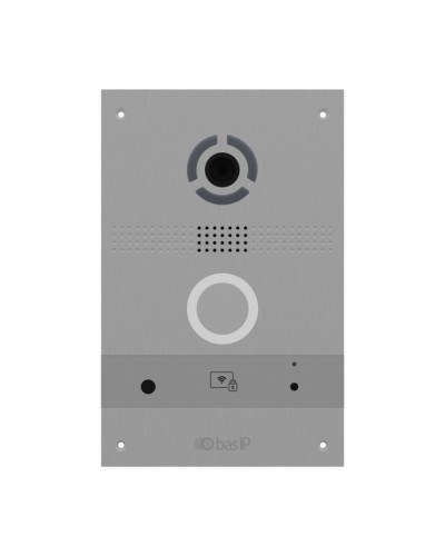 Панель вызывная индивидуальная BAS-IP AV-08FB SILVER в Березниках Вызывные видеопанели малоабонентные Pintop.ru