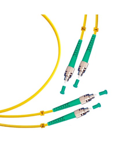 Шнур оптический duplex FC/APC-FC/APC 9/125 sm 25м LSZH Cabeus FOP(d)-9-FC/APC-FC/APC-25m в Березниках Патч-корды оптические Pintop.ru